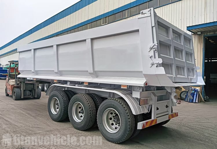 60 Ton Dump Semi Trailer for Sale in Costa Rica