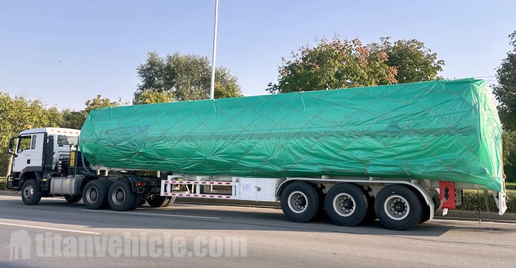 45000 Liters Fuel Tanker Trailer for Sale in Angola