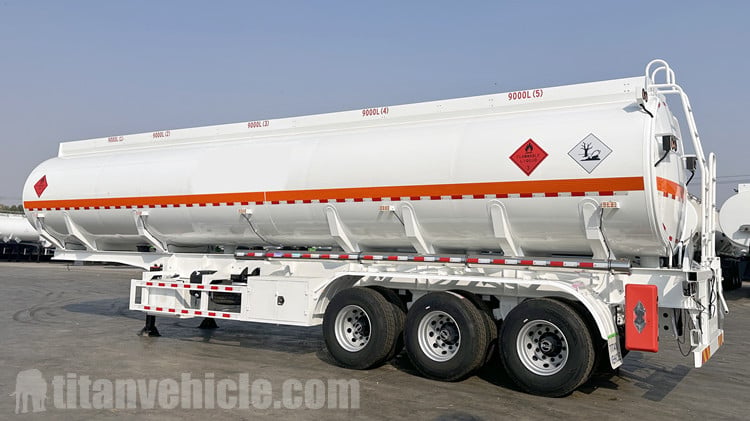 45000 Liters Fuel Tanker Trailer for Sale in Angola