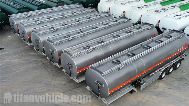 6 Units Aluminum Tanker Trailers for Sale In Zambia