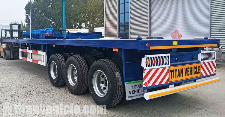 3 Axle Flatbed Semi Trailer for Sale in Ghana