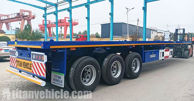 3 Axle Flatbed Semi Trailer for Sale in Ghana