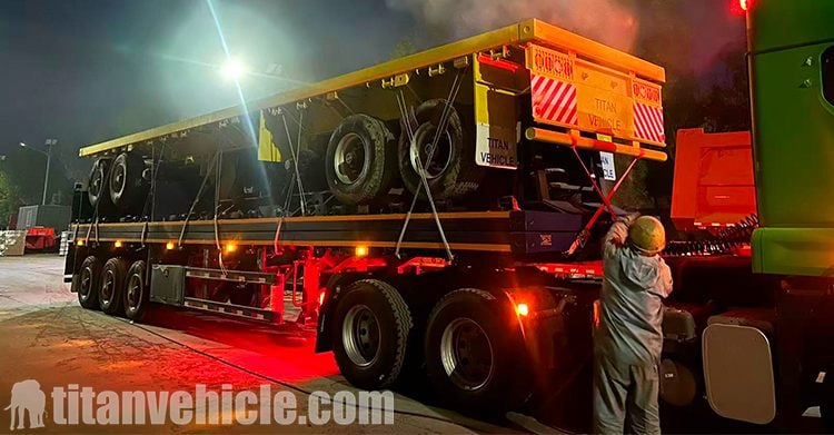 Tri Axle Flatbed Trailer for Sale in Kenya