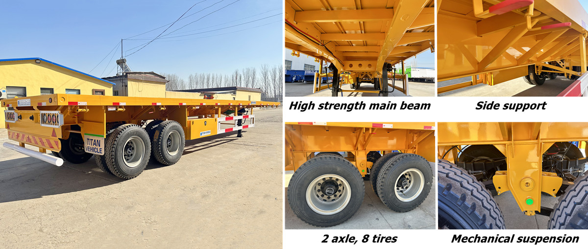TITAN Flatbed Trailers In-Stock Discount Price List