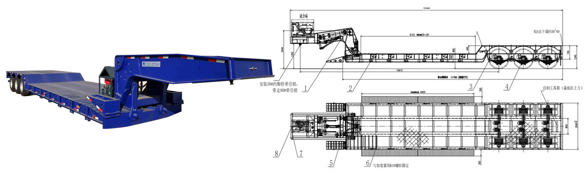 TITAN Lowboy Trailers Available at Discount Prices