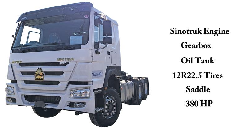 Used Howo 380HP Truck Head for Sale In Cameroon