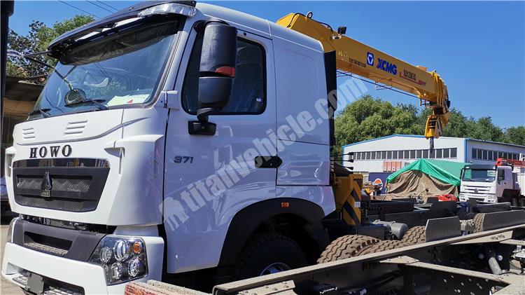 Sinotruck Howo Mounted Crane Truck for Sale In Congo