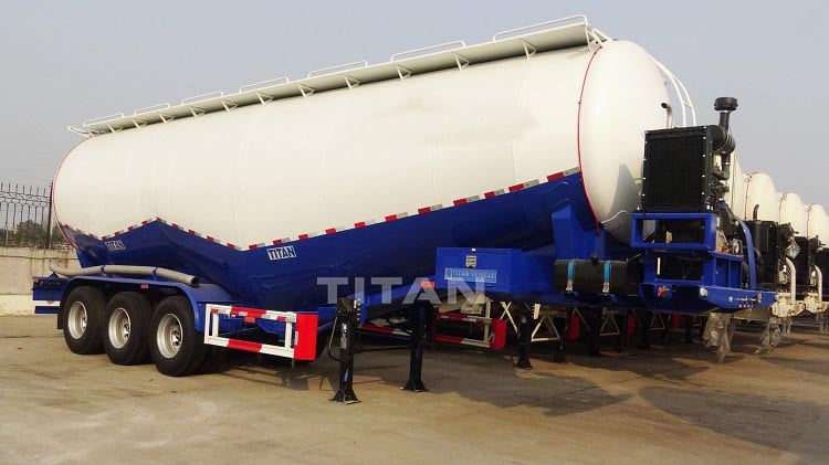 TITAN Feature dry bulk cement tanker trailer
