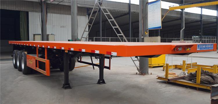 What is a Tri Axle Trailer? Triple Axle 40 ft Flatbed Semi Trailer for Sale in Nigeria