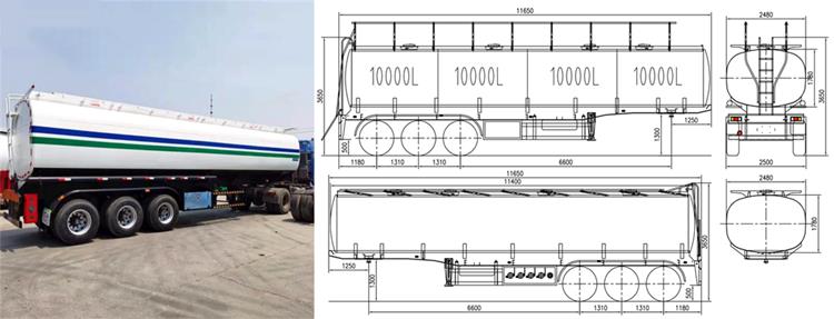 42000 Liters Tanker Trailer for Sale with Best Price