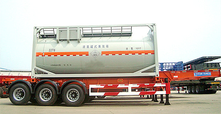 tank container chassis trailer