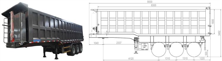 Tipper Semi Trailer for Sale Manufacturer