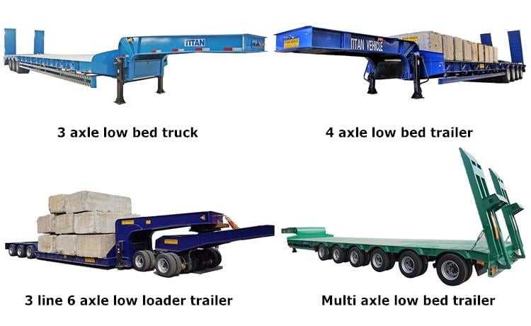 lowbed semi trailer for sale