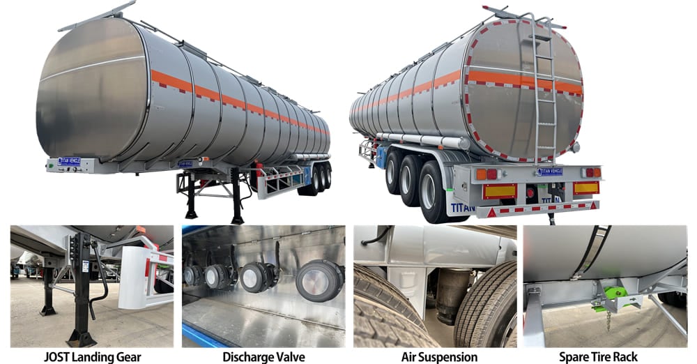 China Stainless Steel Tanker Trailer for Sale Transport with Best Price