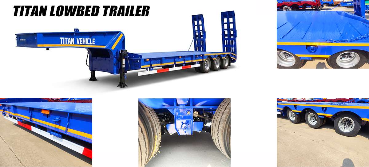 Titan Heavy Duty Lowbed Trailer for Sale Price in Nigeria