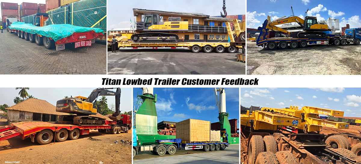 Titan Heavy Duty Lowbed Trailer for Sale Price in Nigeria