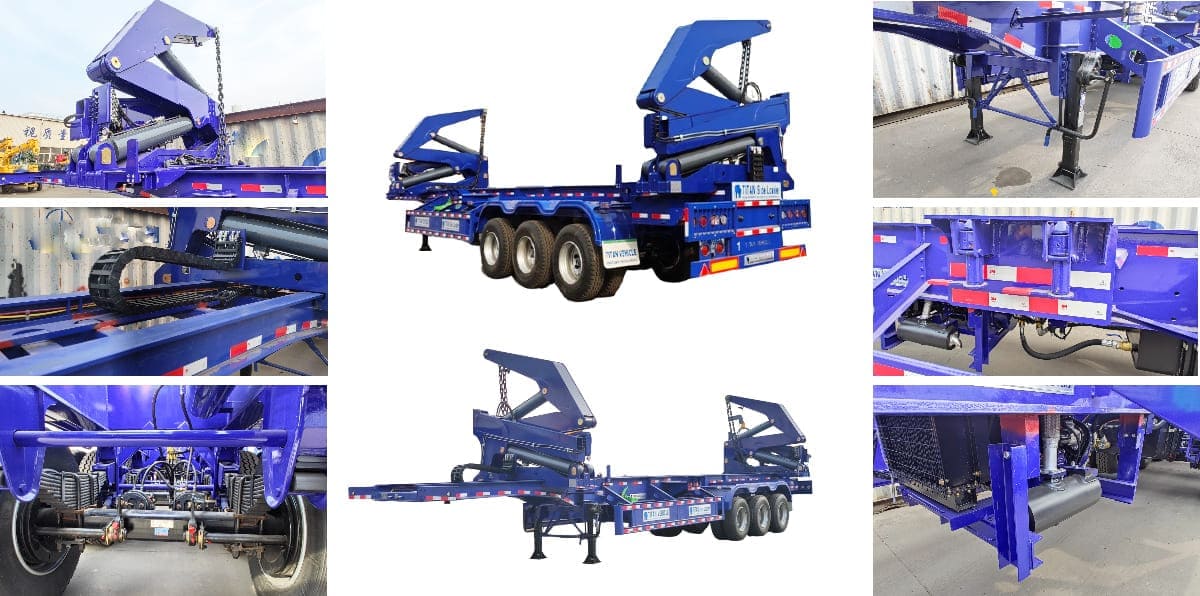 Guyana Container Side Loader Trailer for Sale | TITAN Container Handling Solution