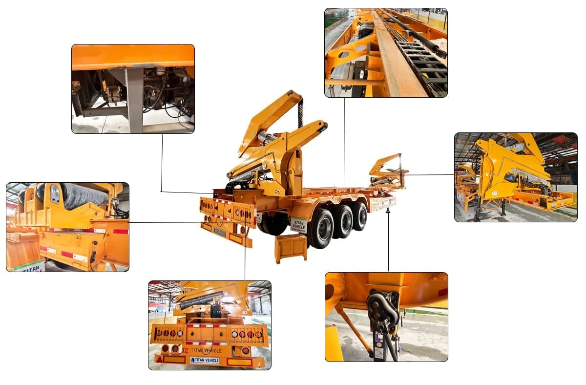 Guyana Container Side Loader Trailer for Sale TITAN Container Handling Solution