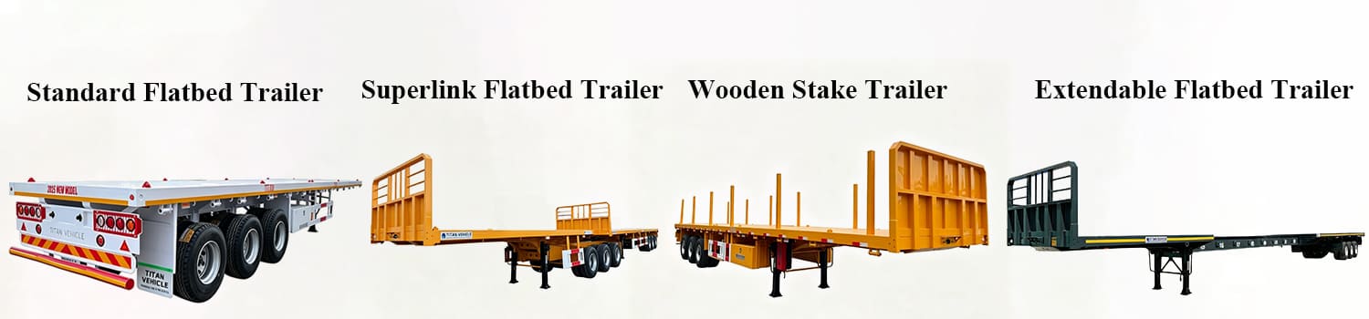 Flatbed Semi Trailer Flatbed Trailer for Sale in Sierra Leone