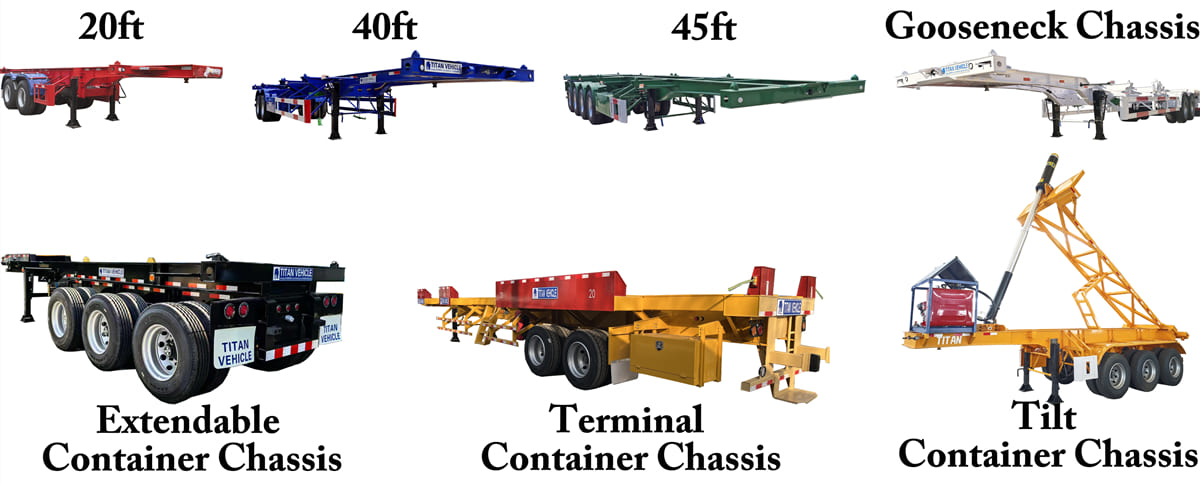 Main Types Of Container Chassis Trailer