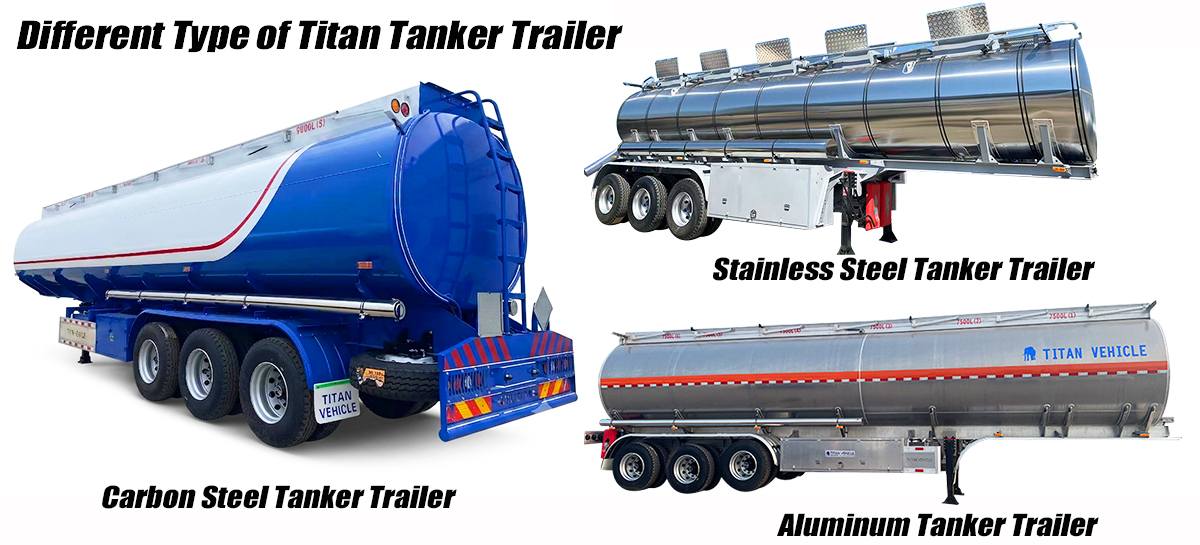 Titan Fuel Tanker Trailer for Sale in Guinea