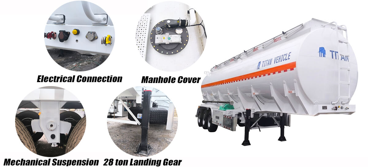 Titan Fuel Tanker Trailer for Sale in Guinea