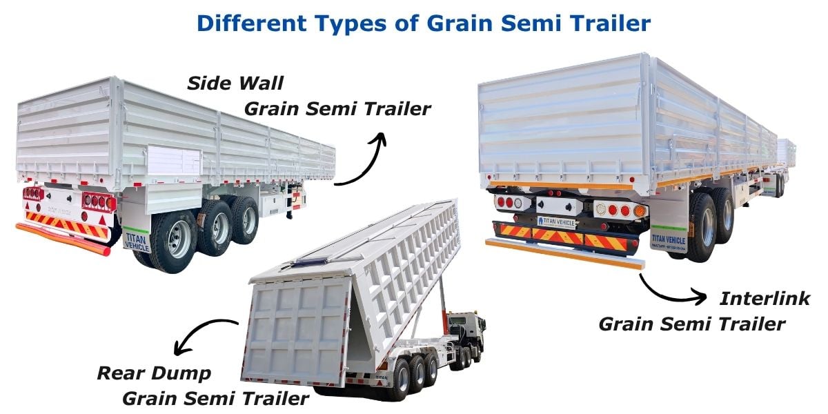 Bulk Grain Semi Trailer for Sale in Zimbabwe