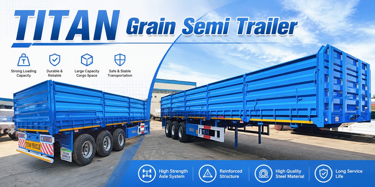 Bulk Grain Semi Trailer for Sale in Zimbabwe