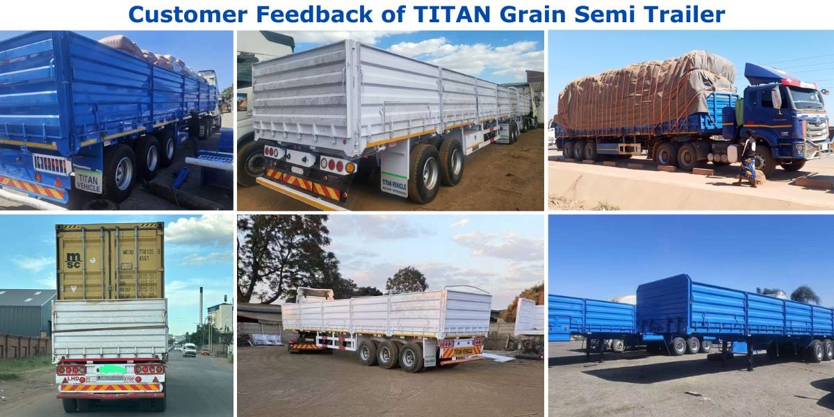Bulk Grain Semi Trailer for Sale in Zimbabwe