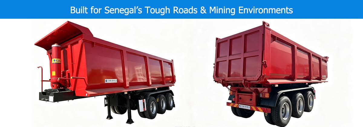 TITAN Rear Dump Semi Trailer in Senegal Buying Guide for Heavy-Duty Transport