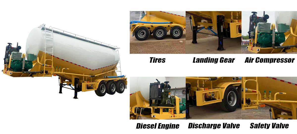TITAN Bulk Cement Tanker Trailer for Sale in Liberia