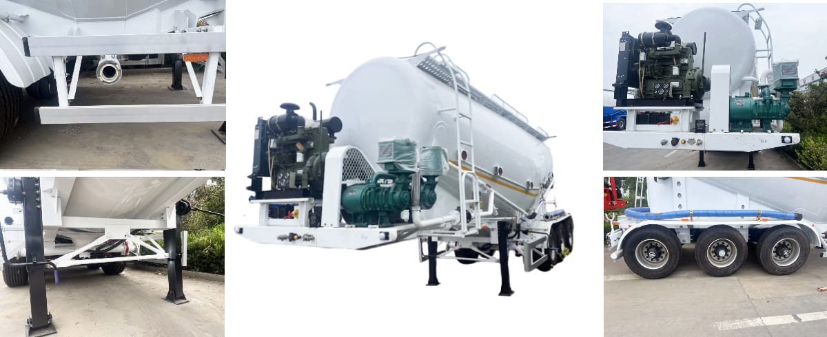 Bulk Cement Tanker Trailer for Sale in United Arab Emirates