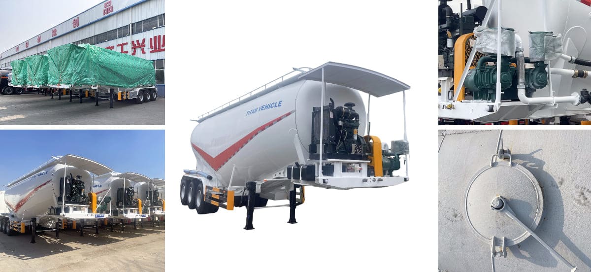 Bulk Cement Tanker Trailer for Sale in United Arab Emirates
