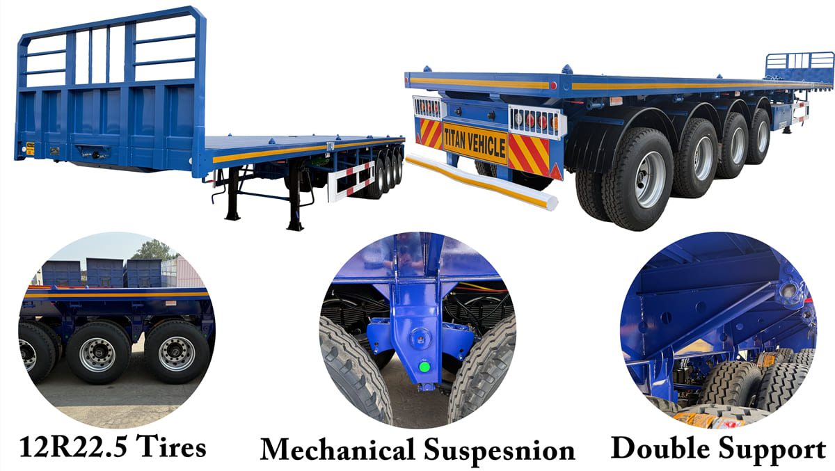 Key Features and Advantages of TITAN Flatbed Trailer for Guyana Market