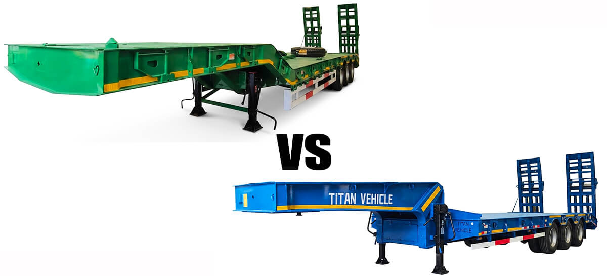 Heavy Duty Lowbed Trailer for Sale in Tanzania | Trailer Manufacturer