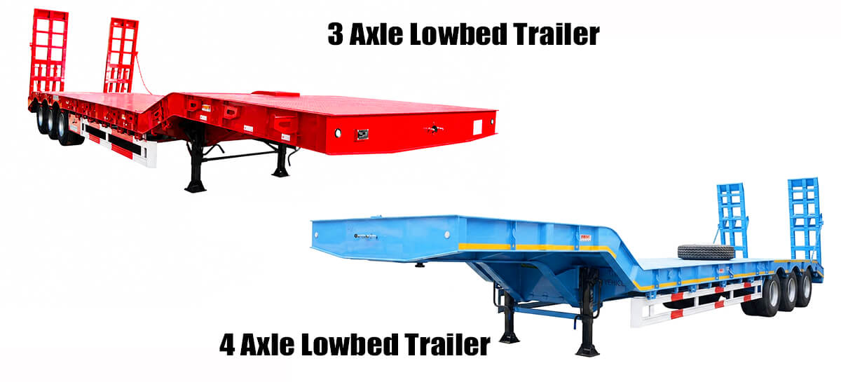 Heavy Duty Lowbed Trailer for Sale in Tanzania | Trailer Manufacturer