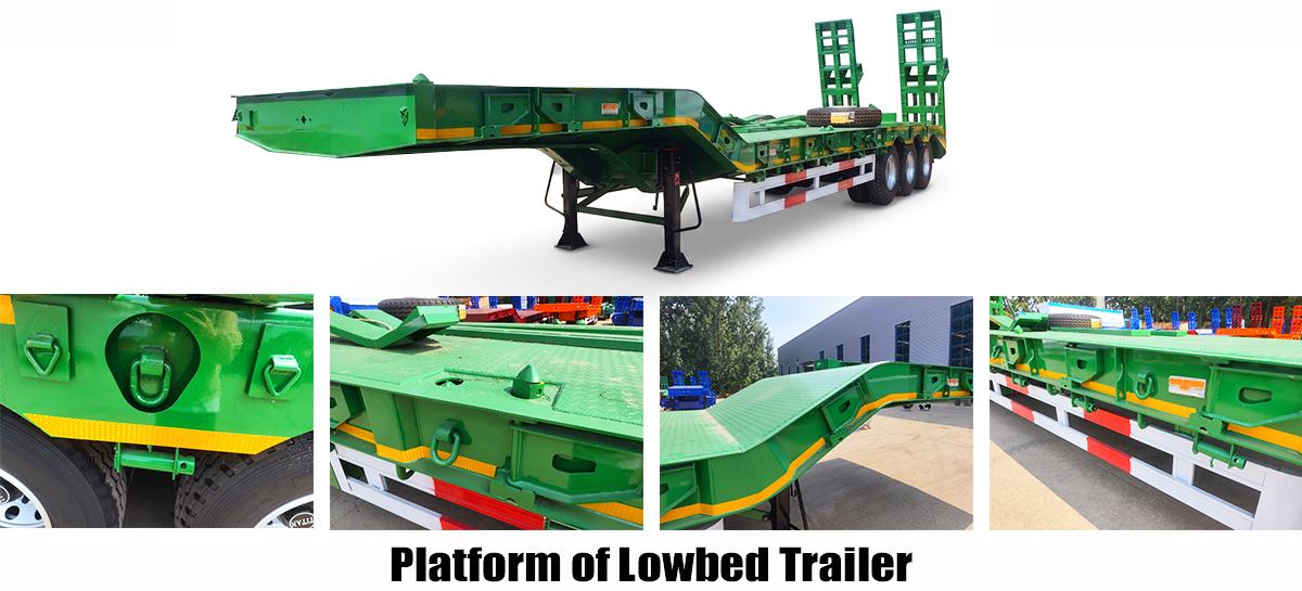Heavy Duty Lowbed Trailer for Sale in Tanzania | Trailer Manufacturer