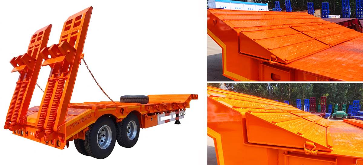 Heavy Duty Lowbed Trailer for Sale in Tanzania | Trailer Manufacturer