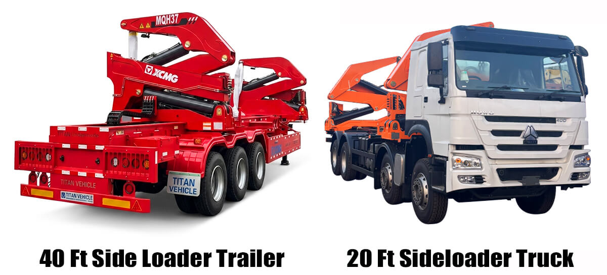Container Side Loader for Sale in Guyana | 37 Ton Sidelifter