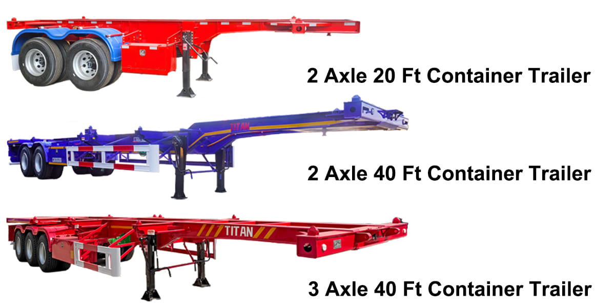 20 40 Ft Container Chassis for Sale Price in Jamaica