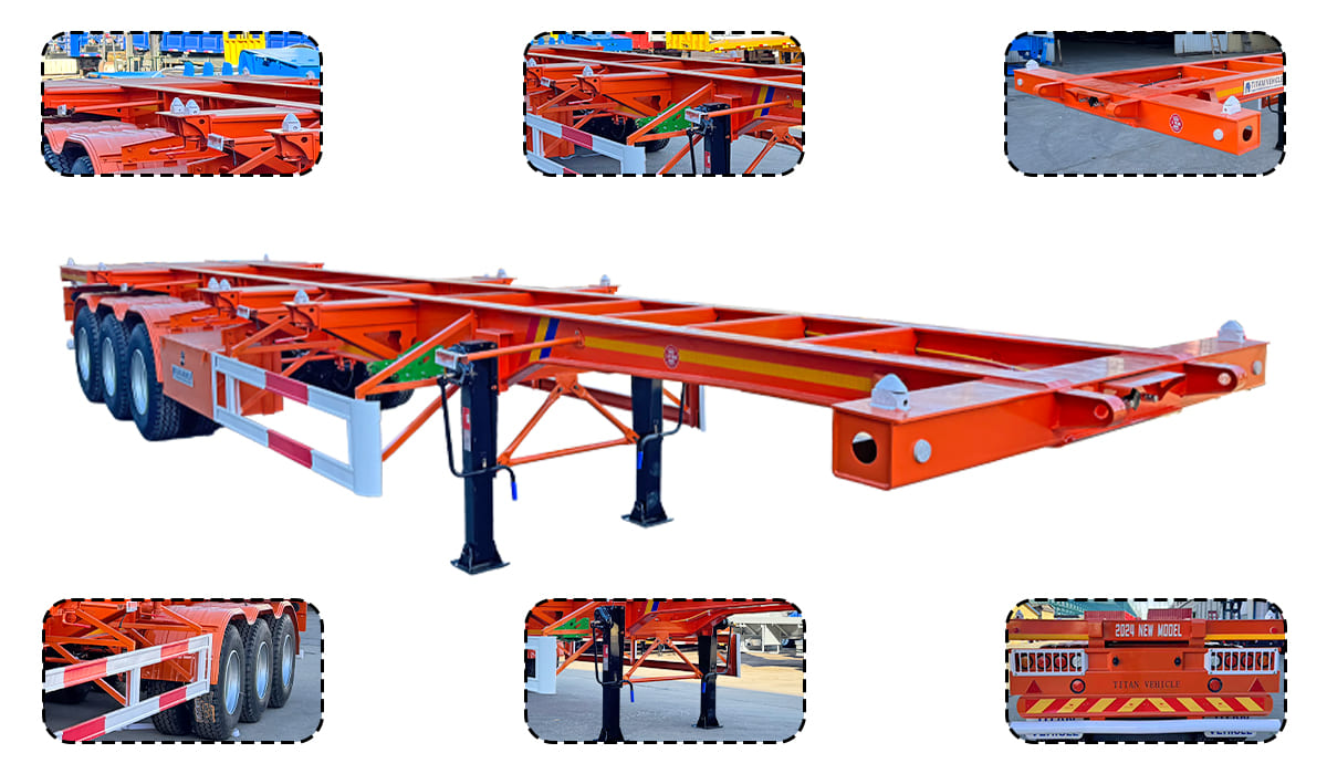 20 40 Ft Container Chassis for Sale Price in Jamaica
