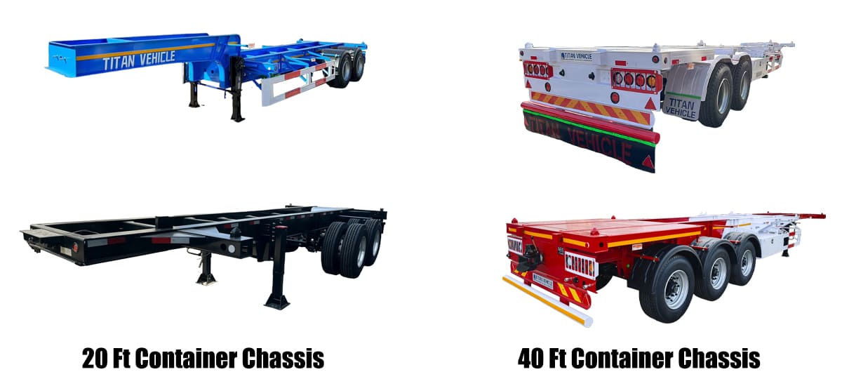 Shipping Container Chassis Trailer for Sale in Jamaica
