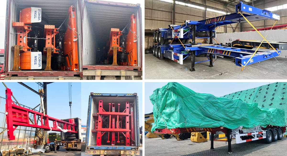 Shipping Container Chassis Trailer for Sale in Jamaica