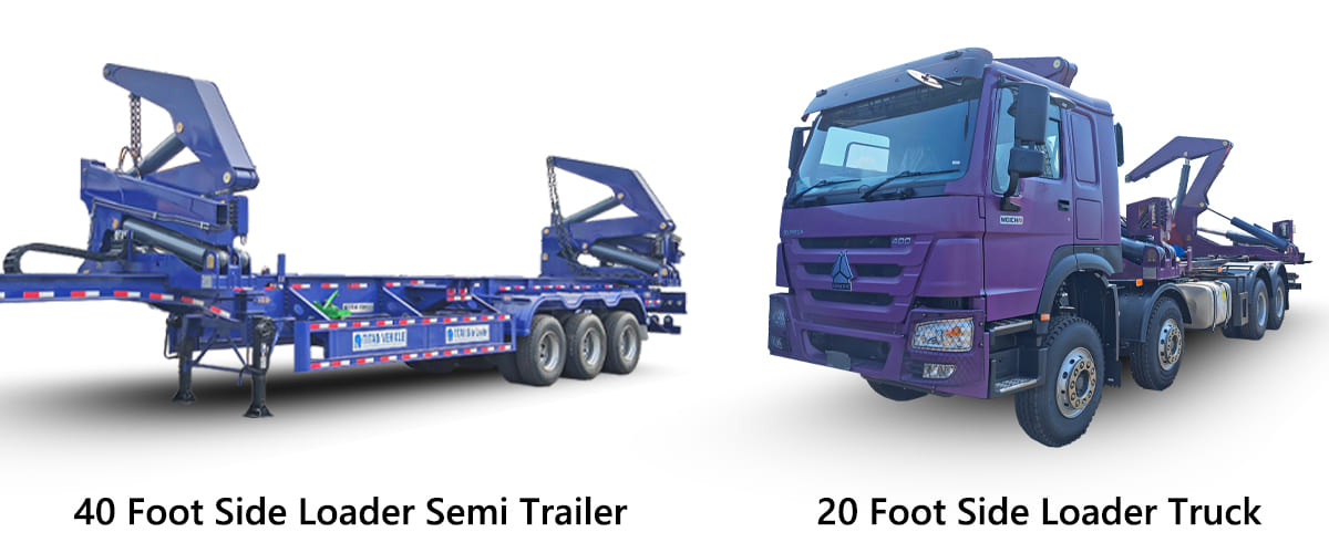 20 40 Ft Container Side Loader Trailer in Guyana: Types and Uses