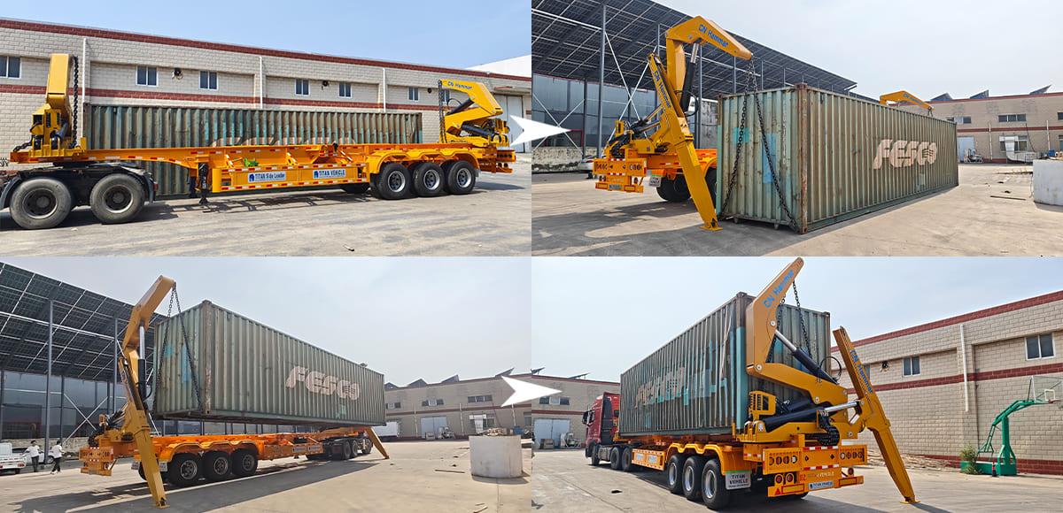 20 40 Ft Container Side Loader Trailer in Guyana: Types and Uses