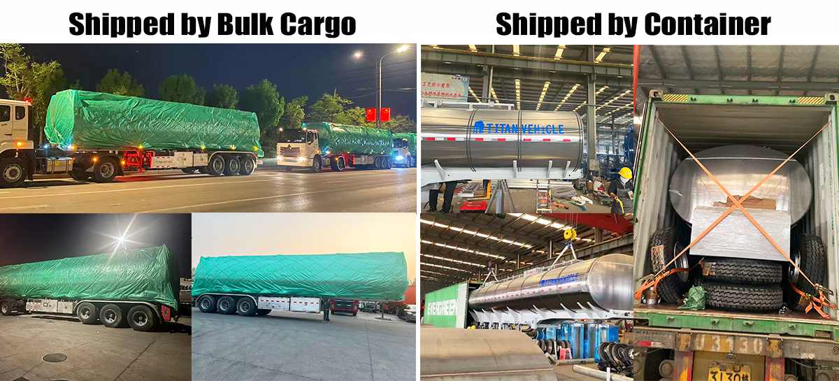 Aluminum Tanker Trailer for Sale in Tanzania | Titan Trailer