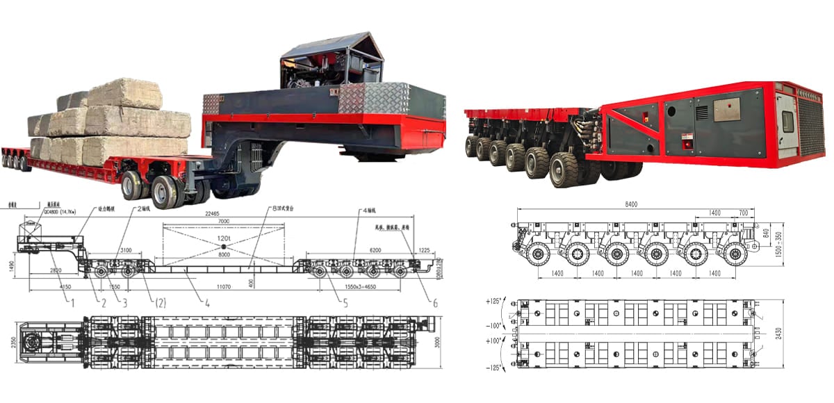 How Do Modular Trailer, SPMT and Goldhofer Differ in Saudi Arabia