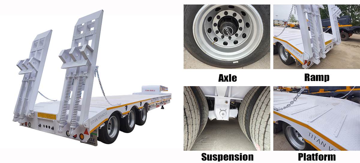 Titan Lowbed Trailer for Sale Price in Angola