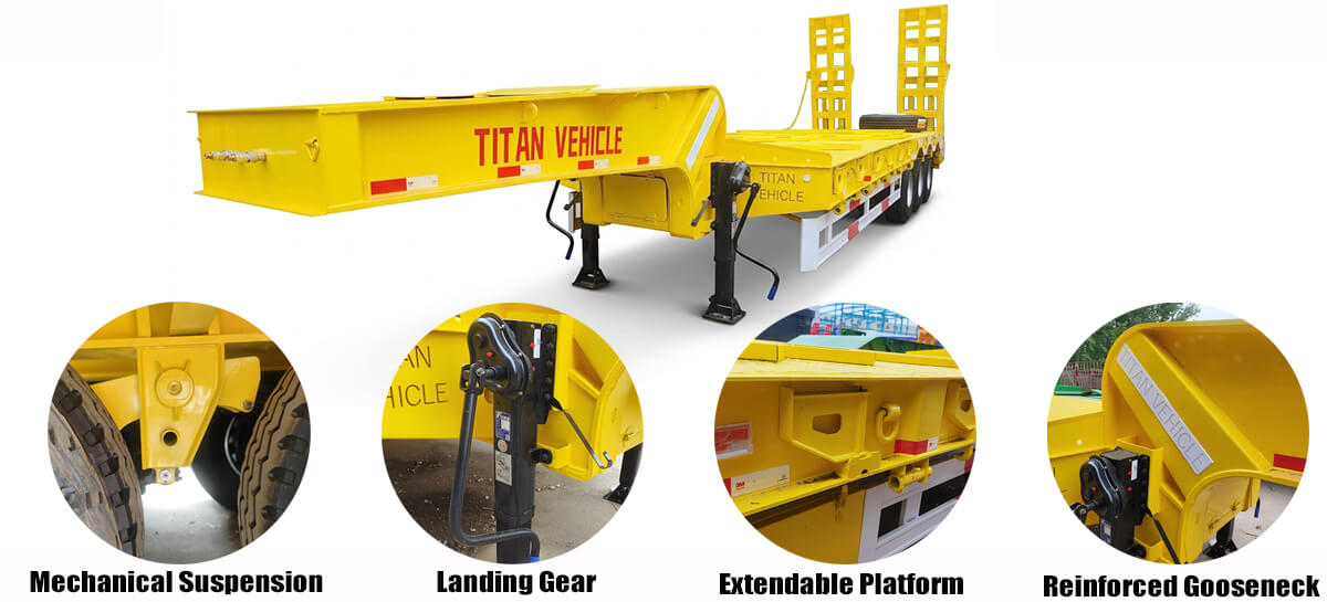 Titan Lowbed Trailer for Sale Price in Angola