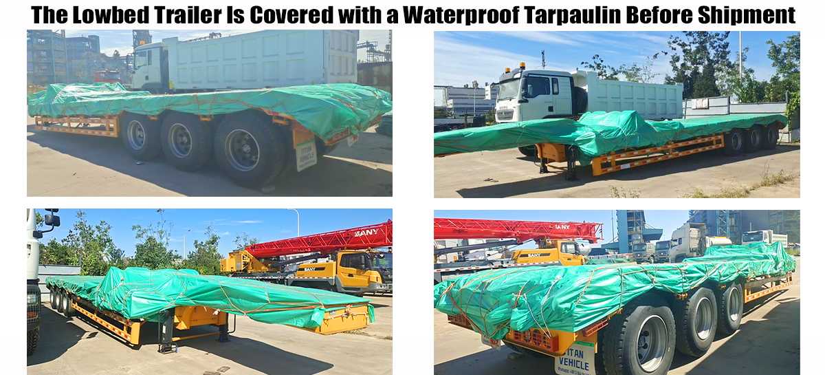 Titan Lowbed Trailer for Sale Price in Angola